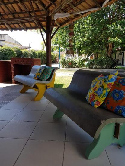 Hostel Luar Santa Cruz Cabrália Buitenkant foto